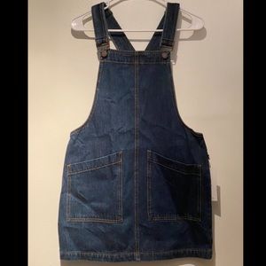 Dark Blue Overalls Skirt/ Dress